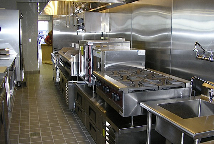 commercial ware washing installation